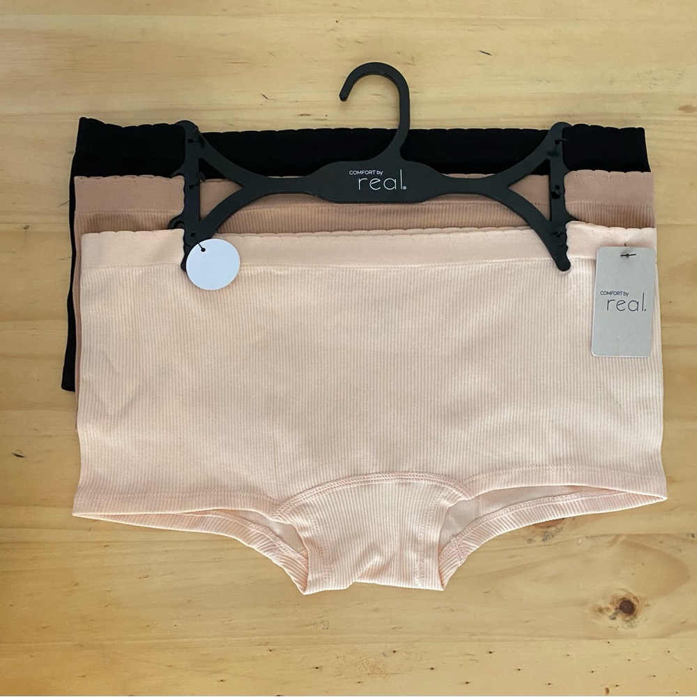 CONFORT BY REAL 3 PACK BOYSHORT SZ L